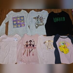 Girls Size 6 Long Sleeve Shirts Lot